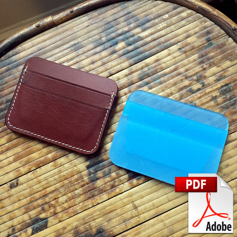 5 Pocket Card Wallet PDF Template Set