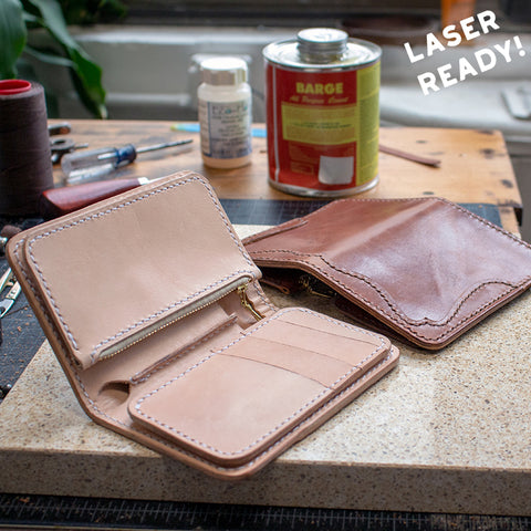 Leather Mid-Wallet (Laser Ready Files)