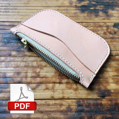 Zippered Long Wallet PDF Template Set – MAKESUPPLY