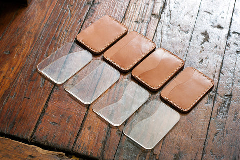 Leather 3-Pocket Card Holder Full Set (Laser Ready Files)