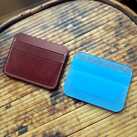 Leather 5-Pocket Card Wallet (Laser Ready Files)