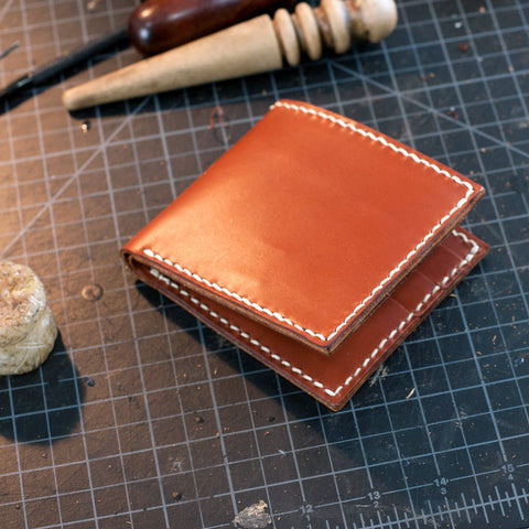 Classic Leather Bi-Fold Wallet Digital Template (A4)