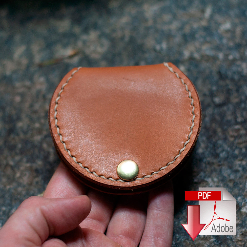 Coin Pouch with Snap Closure PDF Template – MAKESUPPLY