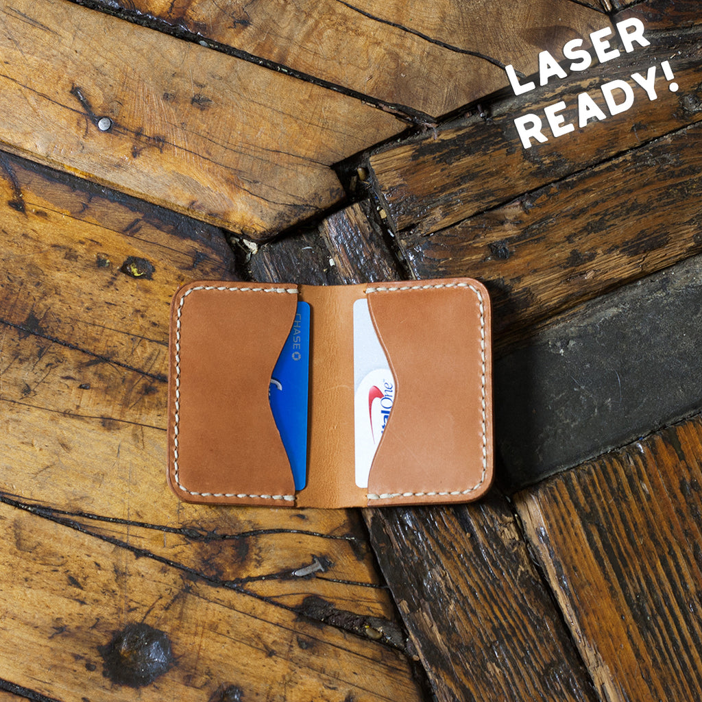 Leather Folded Card Holder (Laser Ready Files)