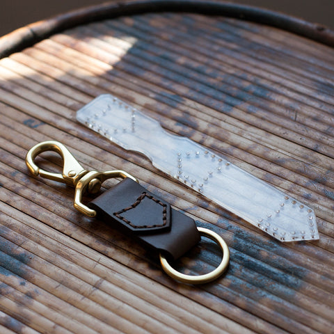 Leather Keychain Acrylic Template