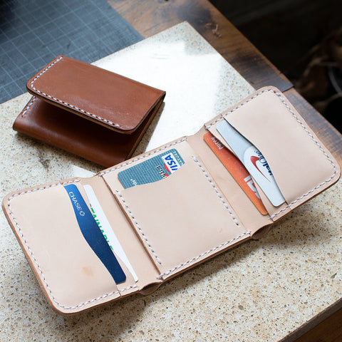 Leather Tri-Fold Wallet (Laser Ready Files)