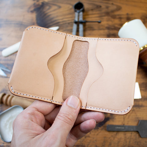 Leather Double Folded Card Holder (Laser Ready Files)