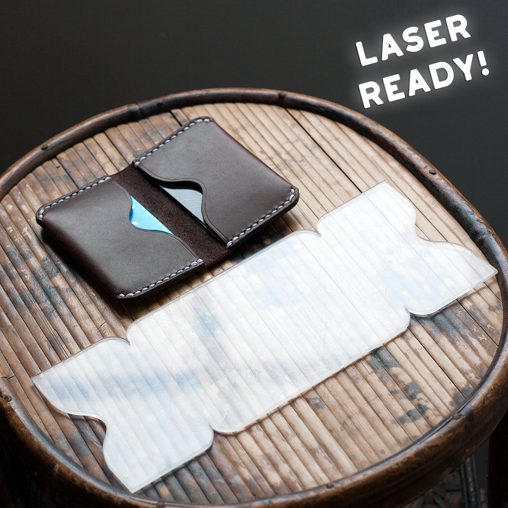 One Piece Folded Card Holder (Laser Ready Files)