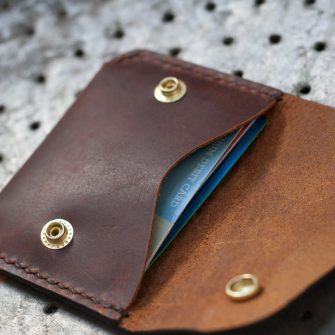 Leather Folded Snap Wallet (Laser Ready Files)