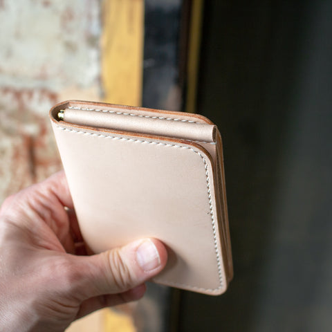 Vertical Money Clip Bi-fold Wallet Acrylic Template Set